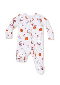 2-Way Zipper Footie - Basketball Uni