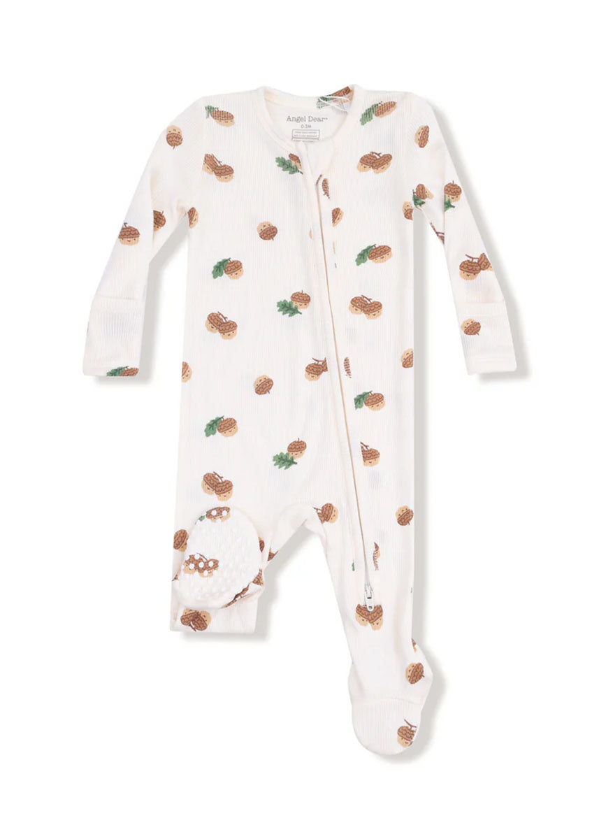 2-Way Zipper Footie - Tiny Acorns