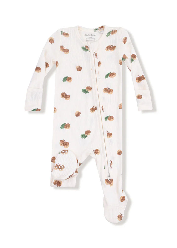 2-Way Zipper Footie - Tiny Acorns