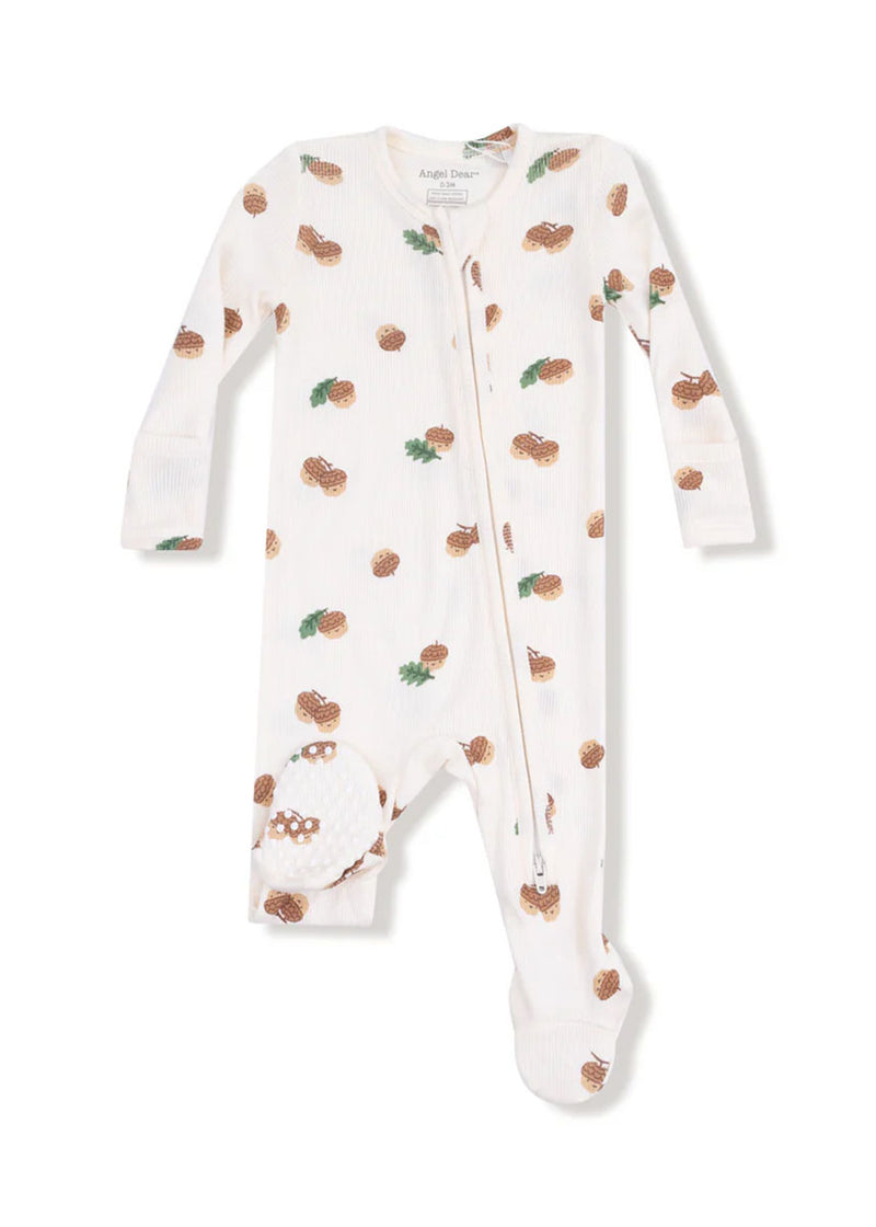 2-Way Zipper Footie - Tiny Acorns