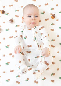 2-Way Zipper Footie - Tiny Acorns