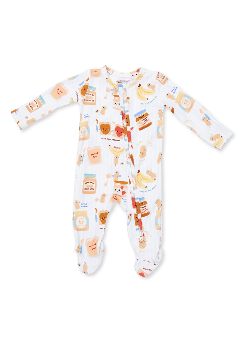 2-Way Zipper Footie - Spread The Love