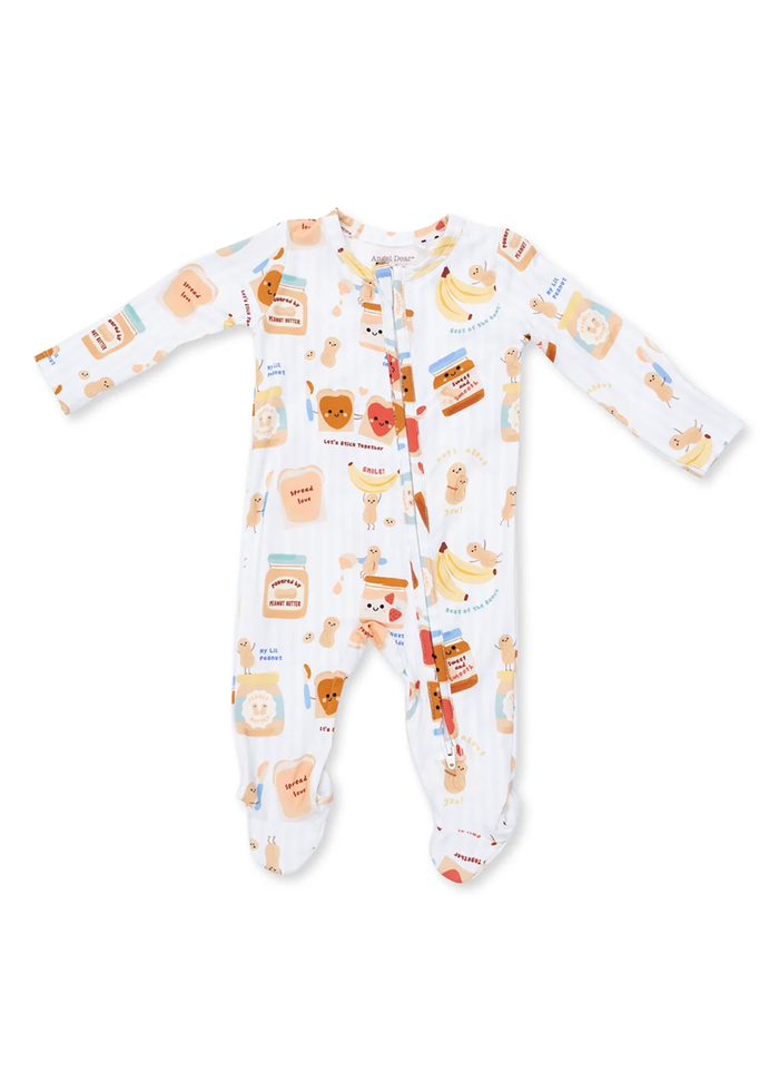 2-Way Zipper Footie - Spread The Love