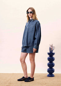 Fidelia Shirt - Bleu Jean