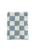 Phufy Bliss Checkerboard Mini Blanket - Powder