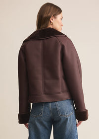 Locklin Sherpa Jacket - Chocolate Cherry