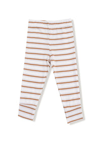 2-Piece L/S Pajama Set - Vintage Stripe Brown