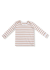 2-Piece L/S Pajama Set - Vintage Stripe Brown