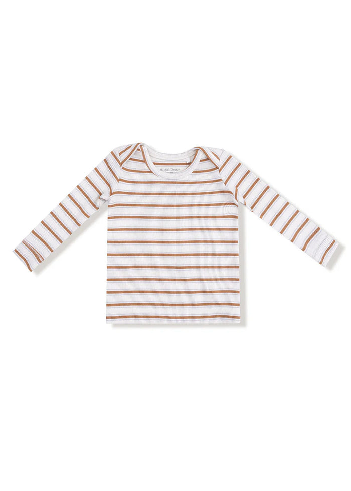 2-Piece L/S Pajama Set - Vintage Stripe Brown