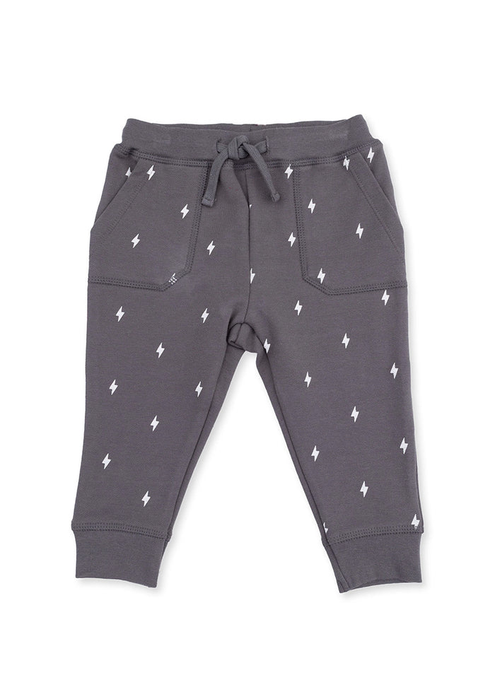 French Terry Jogger - Lightning Bolt