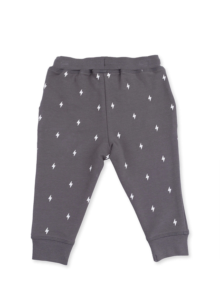 French Terry Jogger - Lightning Bolt