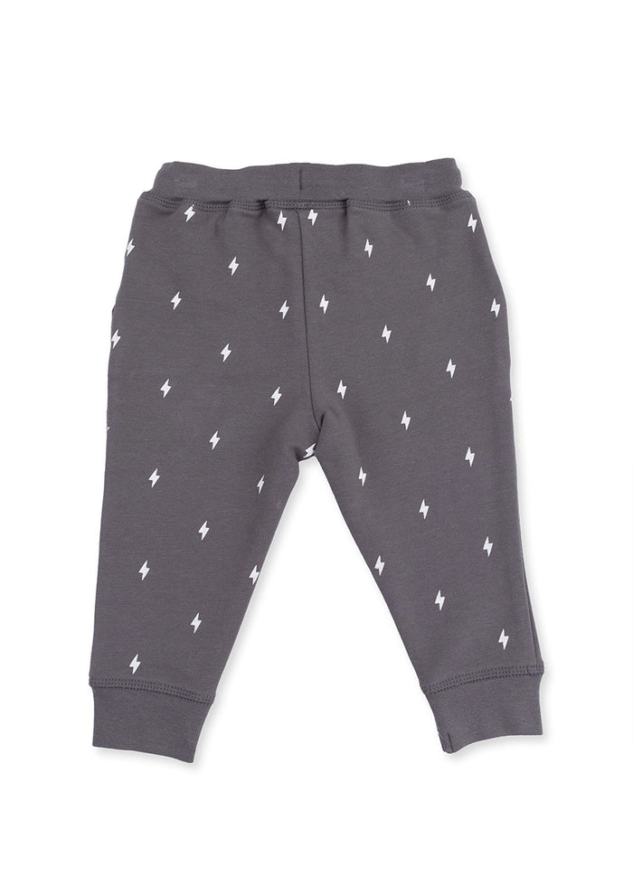 French Terry Jogger - Lightning Bolt