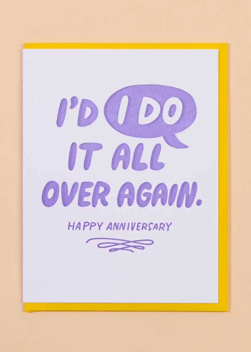 I'd "I Do" It Again Card