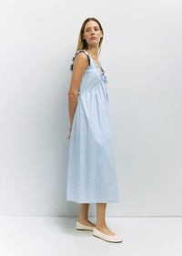 The Clare Midi Dress - Blue