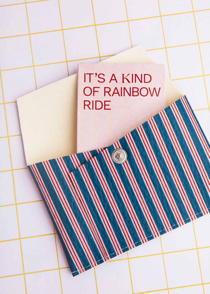 Dark Blue Stripes Wallet