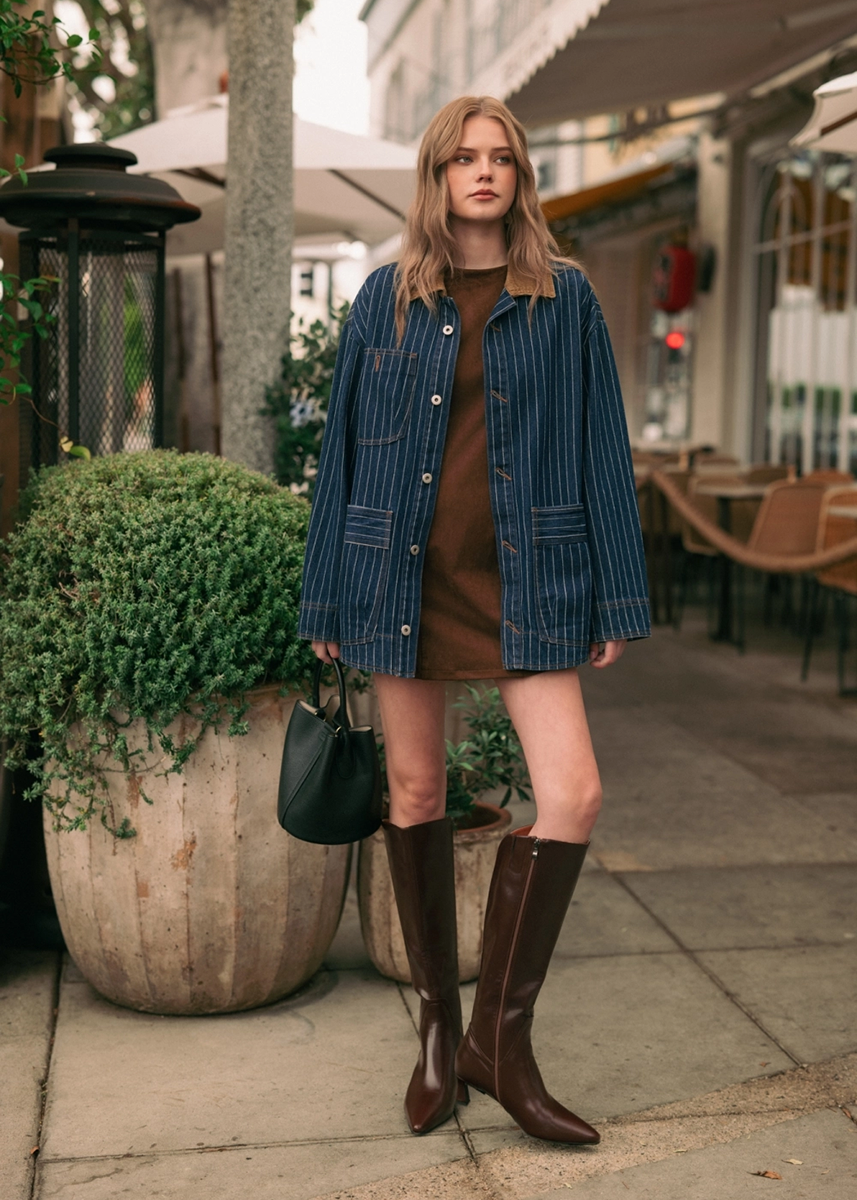 Yebba Jacket - Indigo Denim