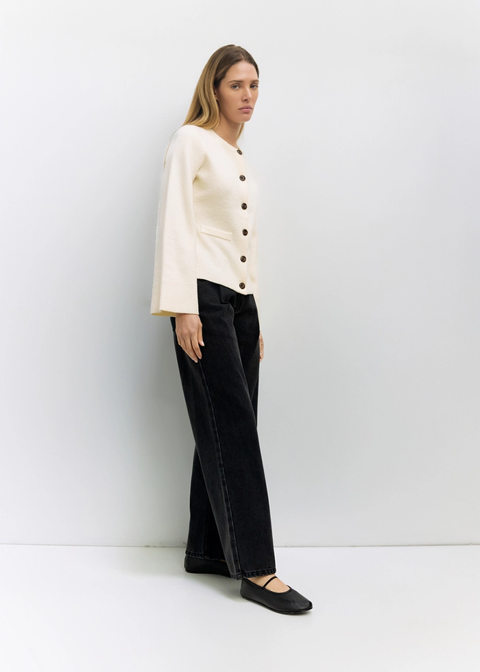 The Tyler Cardigan - Cream