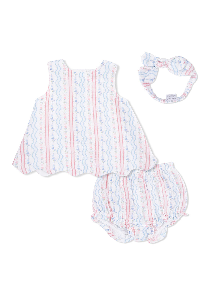 Knot Headband - Tulip Stripe