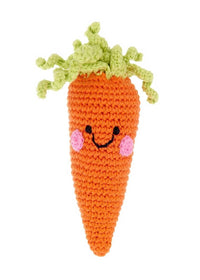 Plush Carrot Rattle