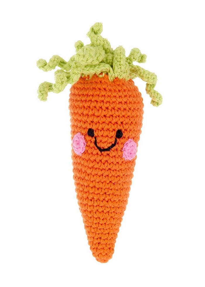 Plush Carrot Rattle