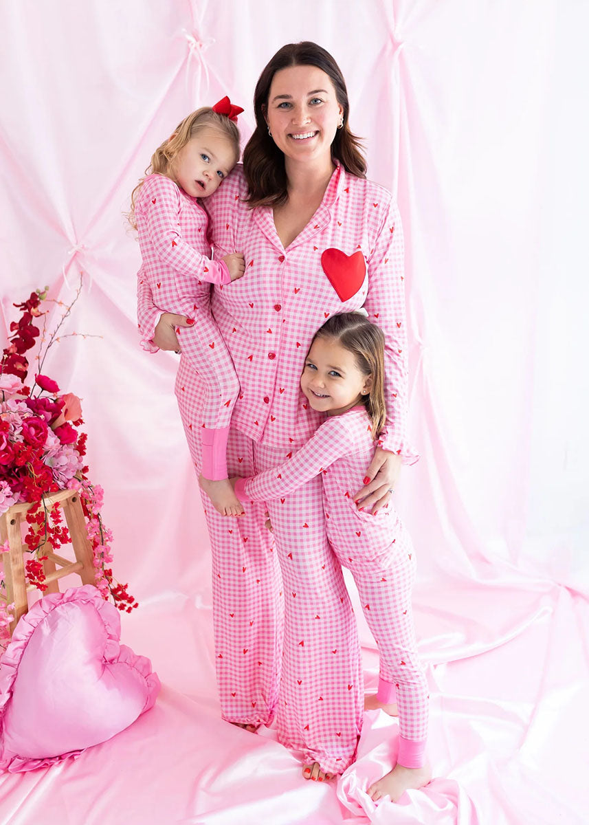 Be Mine Gingham Two Piece Set