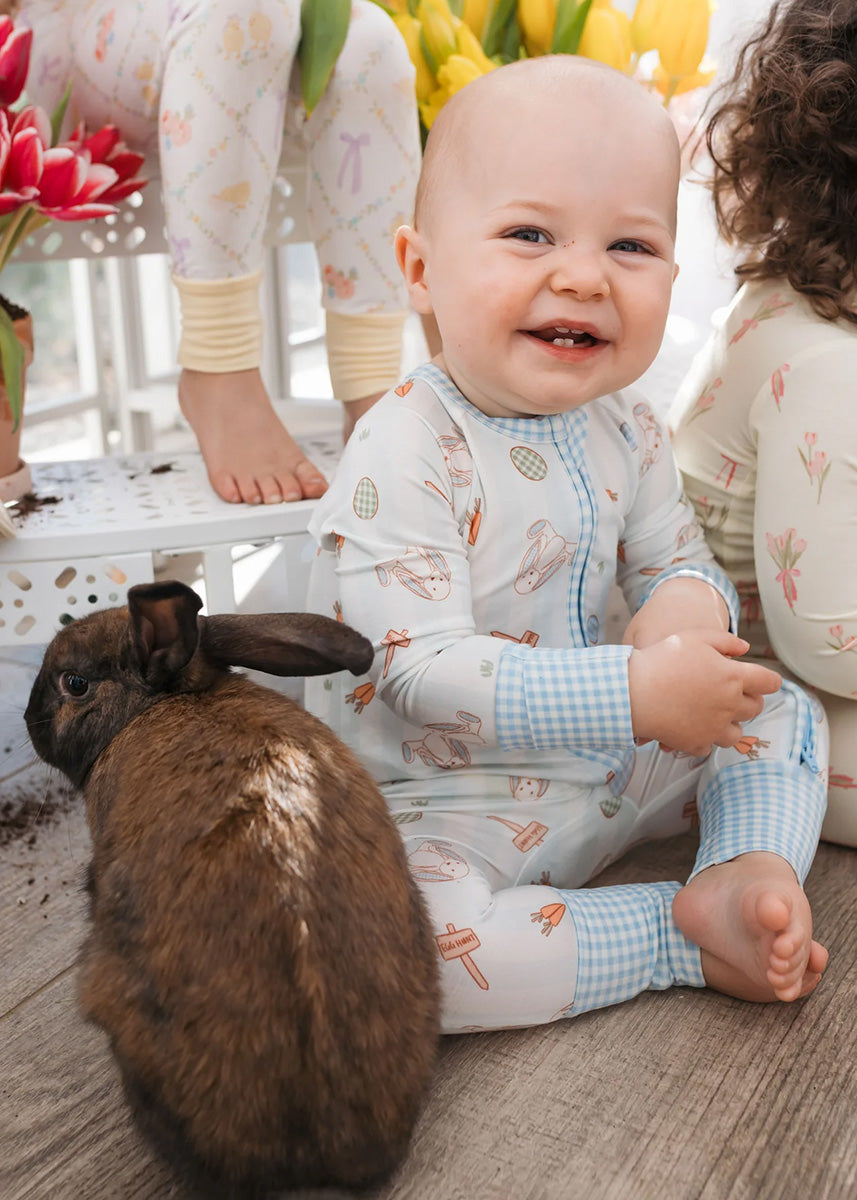 Oliver Rabbit Zipper Romper
