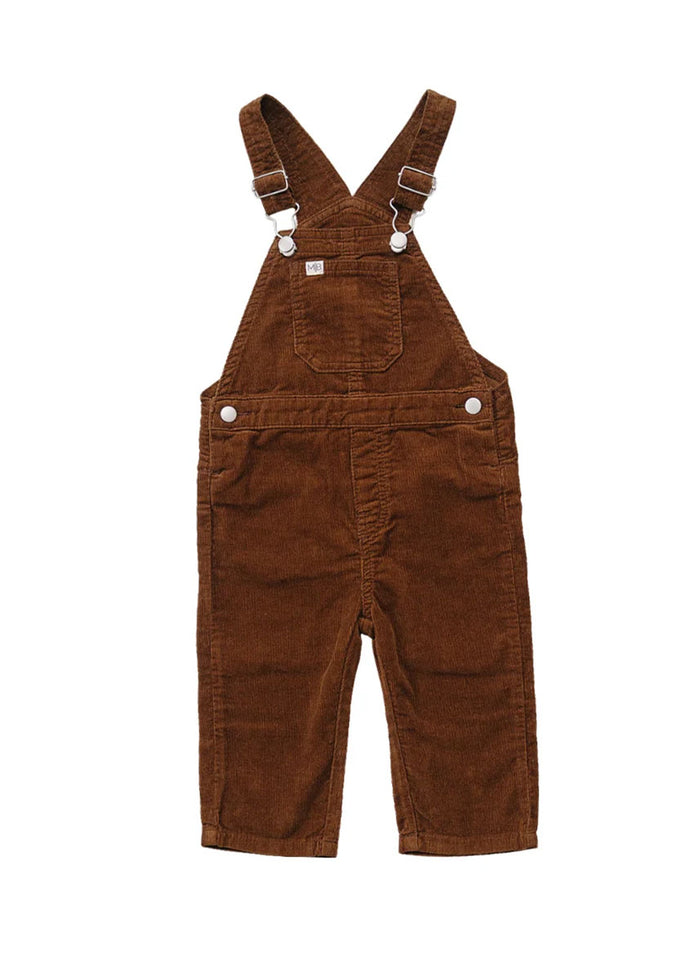 Brown Corduroy Overalls