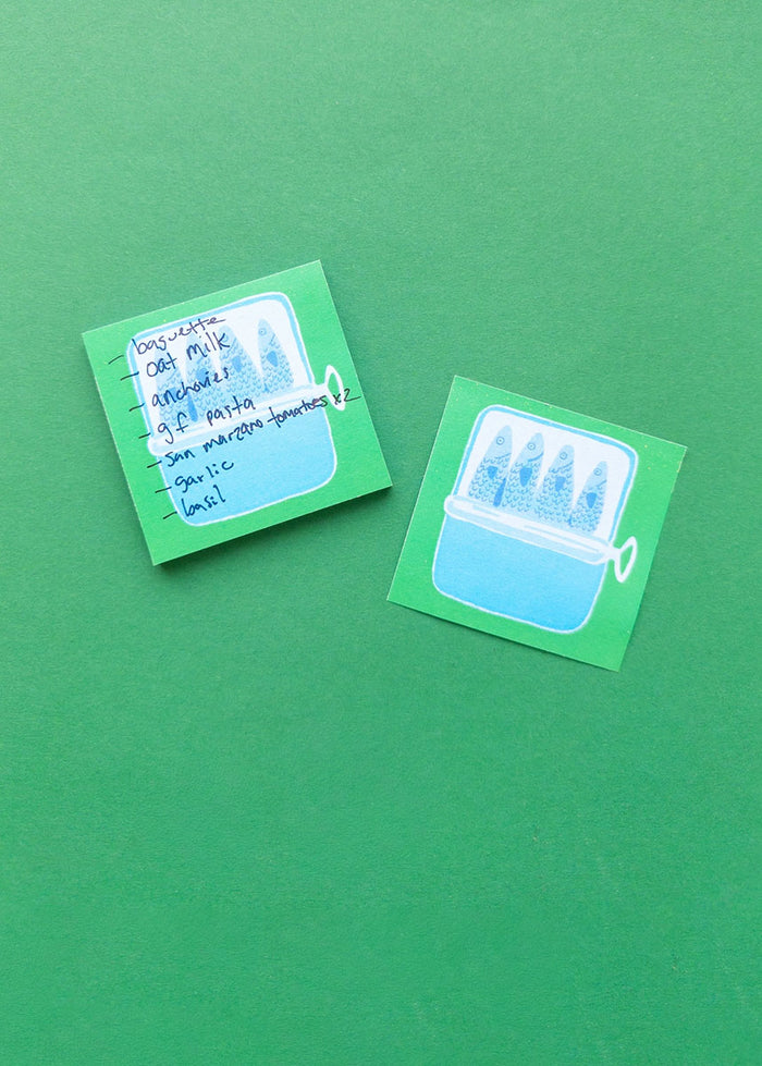 Tinned Fish Sticky Notes