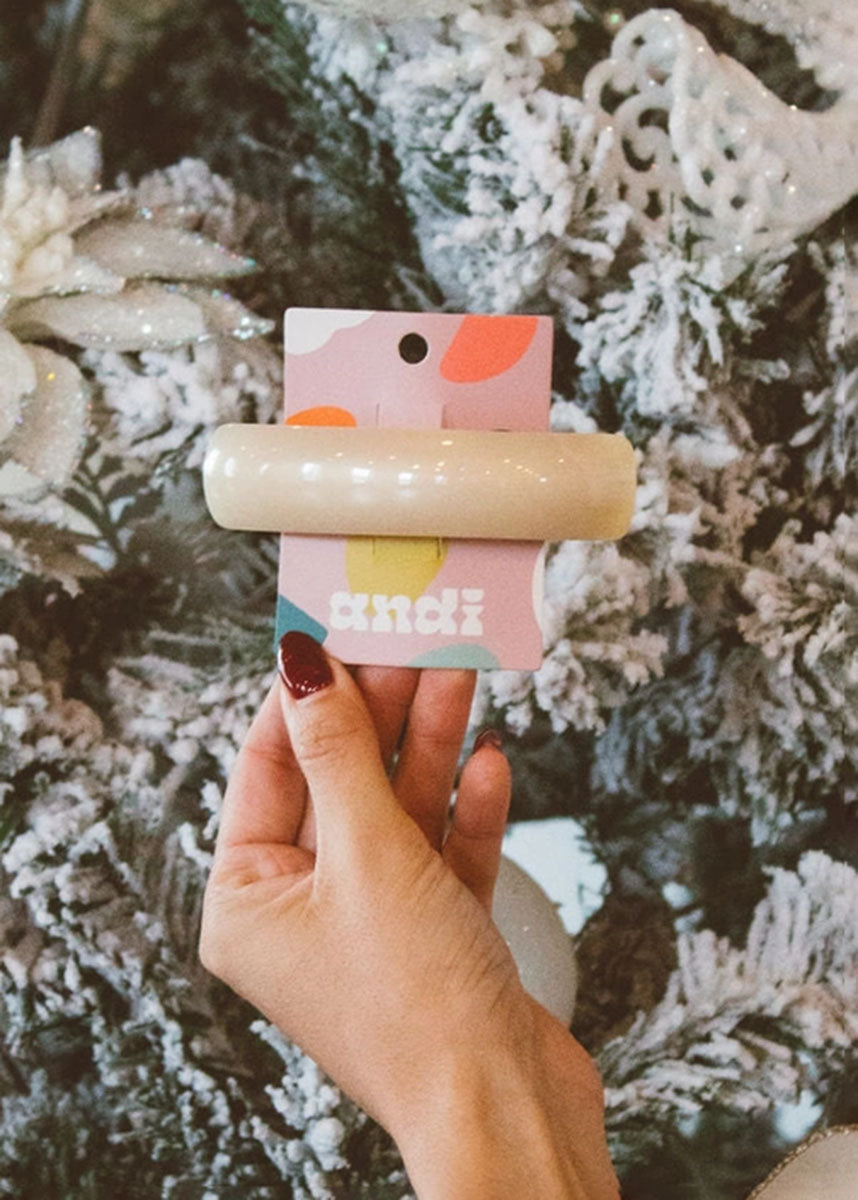 Bar Barrette - Cream