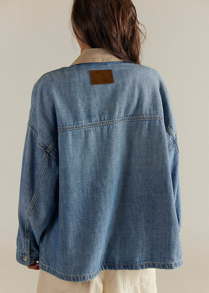 Lemon Denim Jacket - Berry Blues