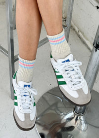 Girlfriend Socks - Bright Grey