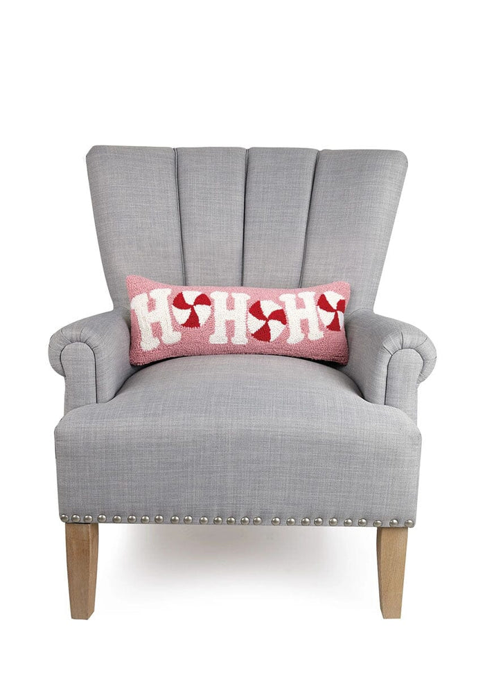 Candy Cane HoHoHo Hook Pillow