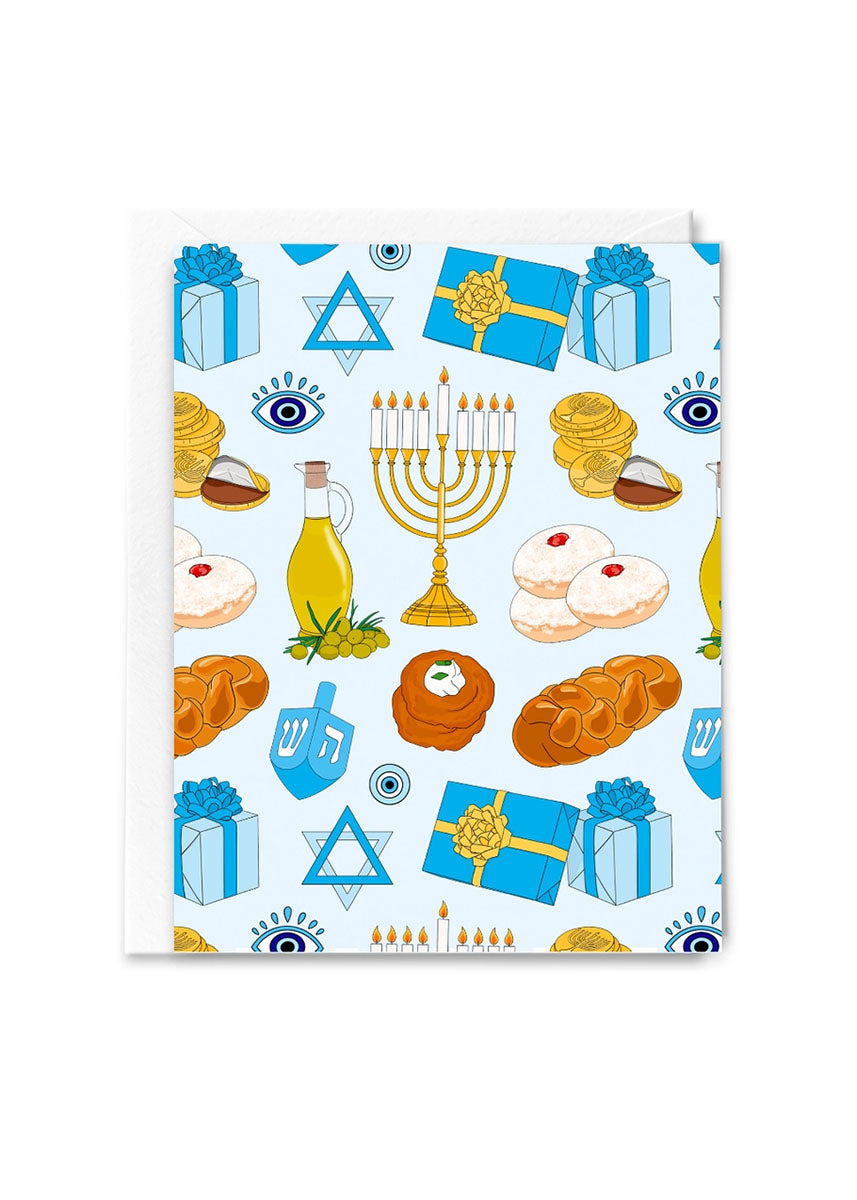 Festival Of Lights Hanukkah Card