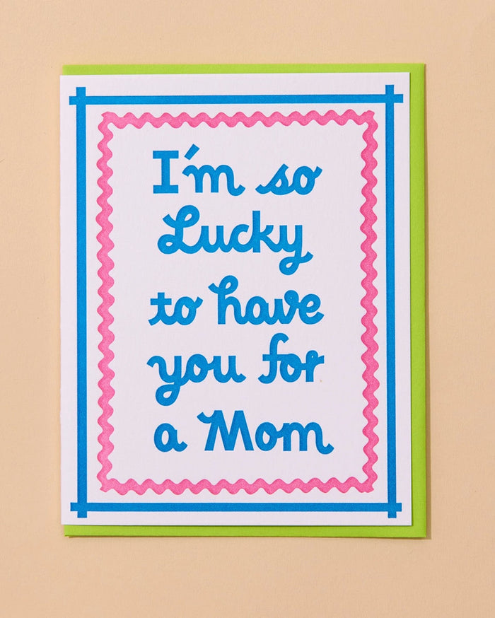 Lucky RicRac Mother's Day Card