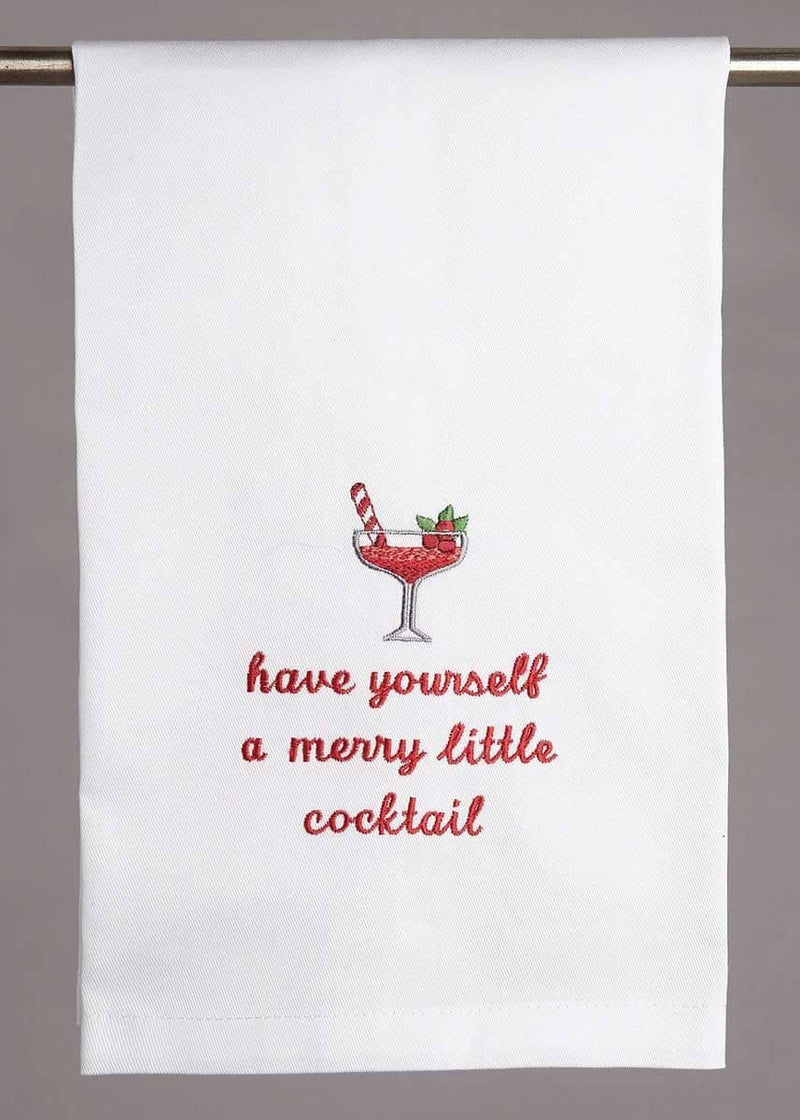 Merry Little Cocktail Kitchen Towel