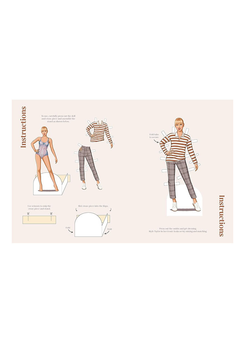 Dress Up Taylor Paper Doll Book