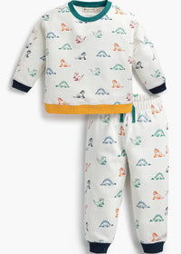Kids Sporty Sweatset - Primary Dinos