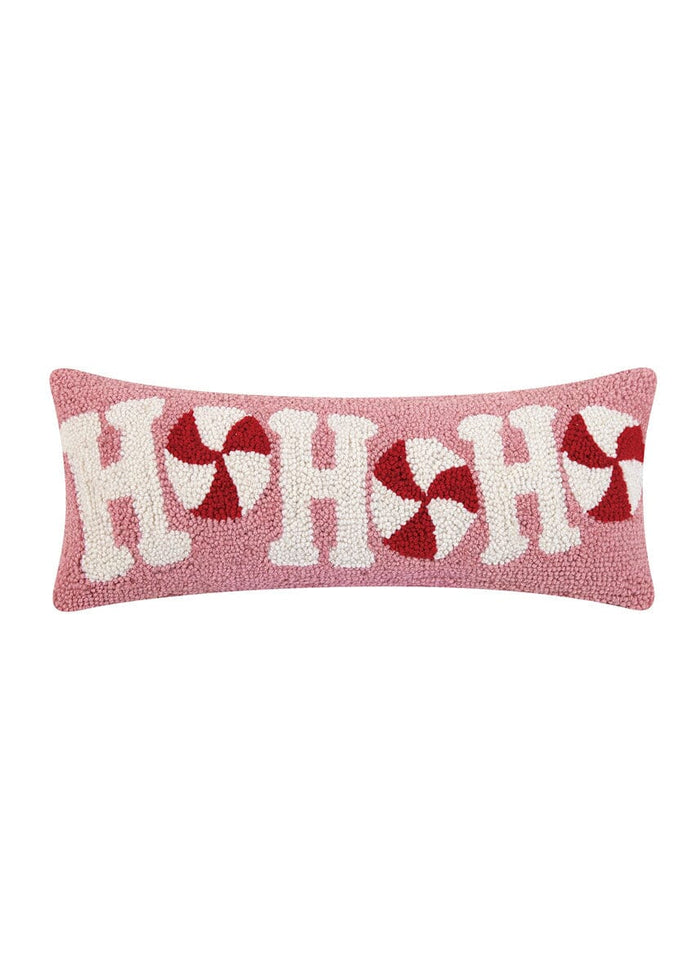 Candy Cane HoHoHo Hook Pillow