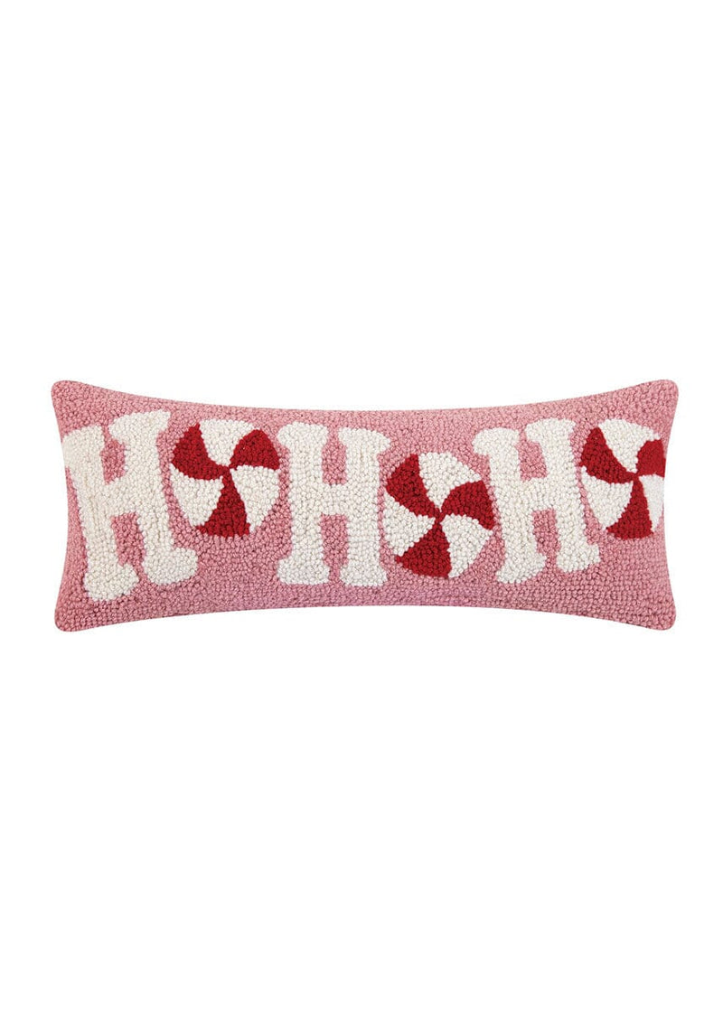 Candy Cane HoHoHo Hook Pillow