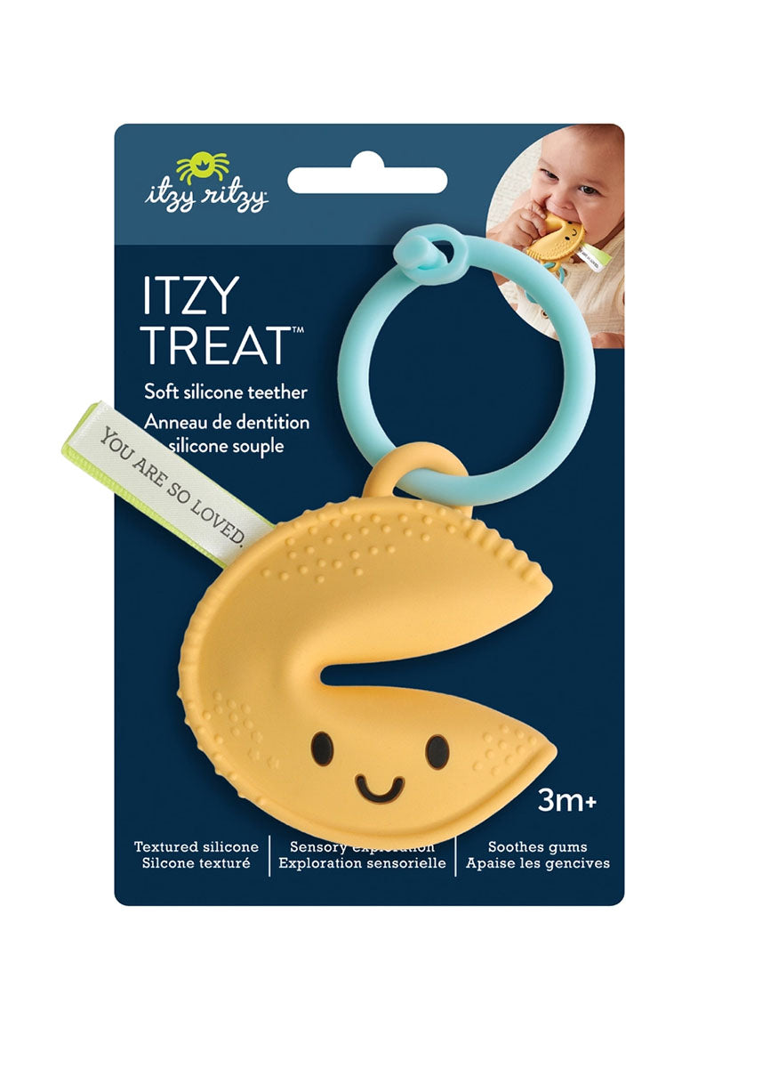 Itzy Treat Teether Toy - Fortune Cookie