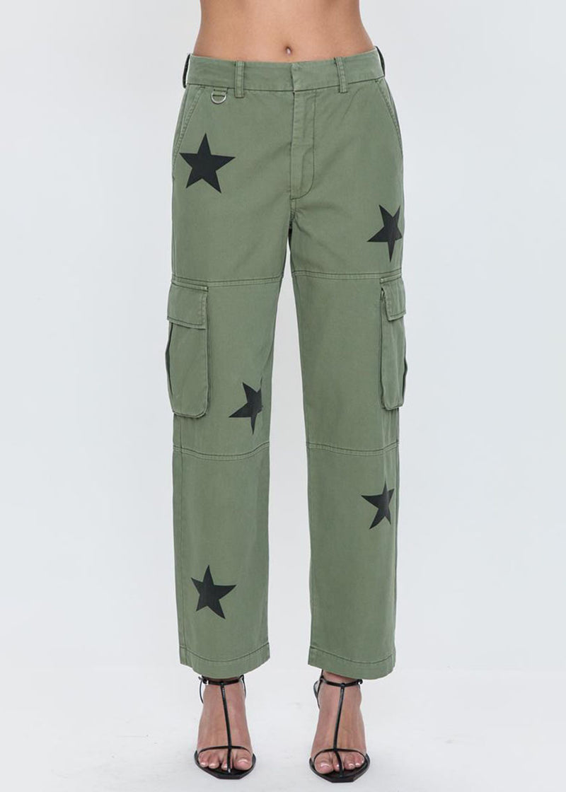 Addie High Rise Cargo Trouser - Royal Honor