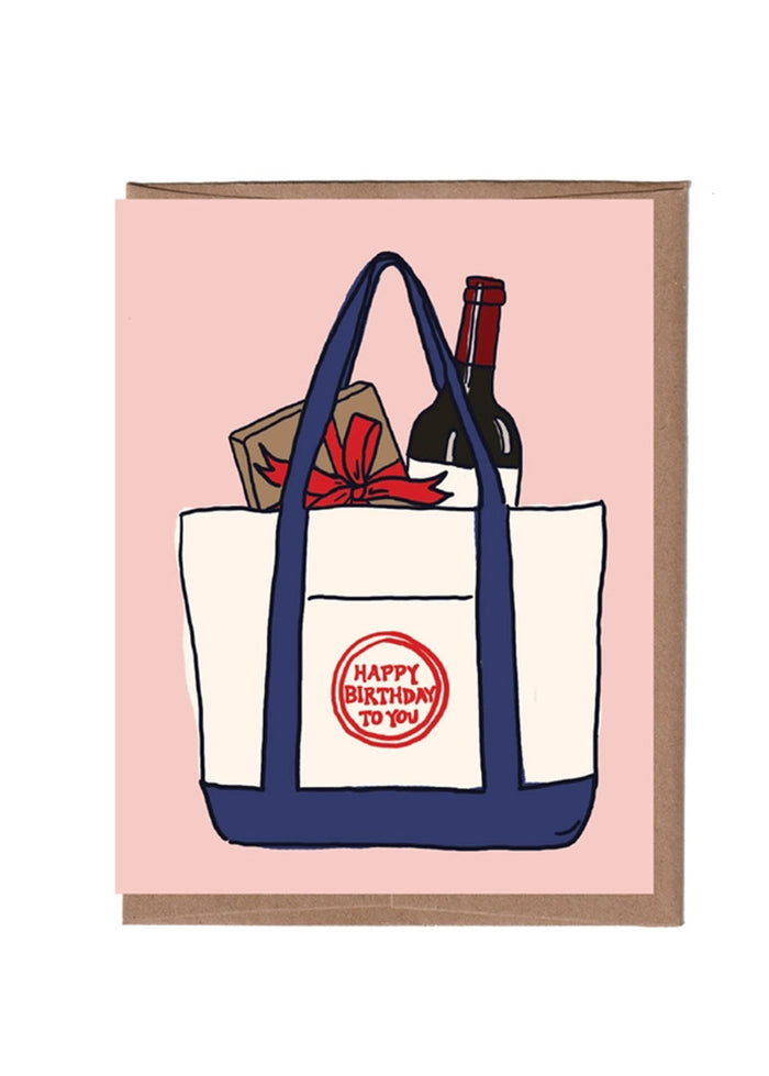 TJ Tote Birthday Card