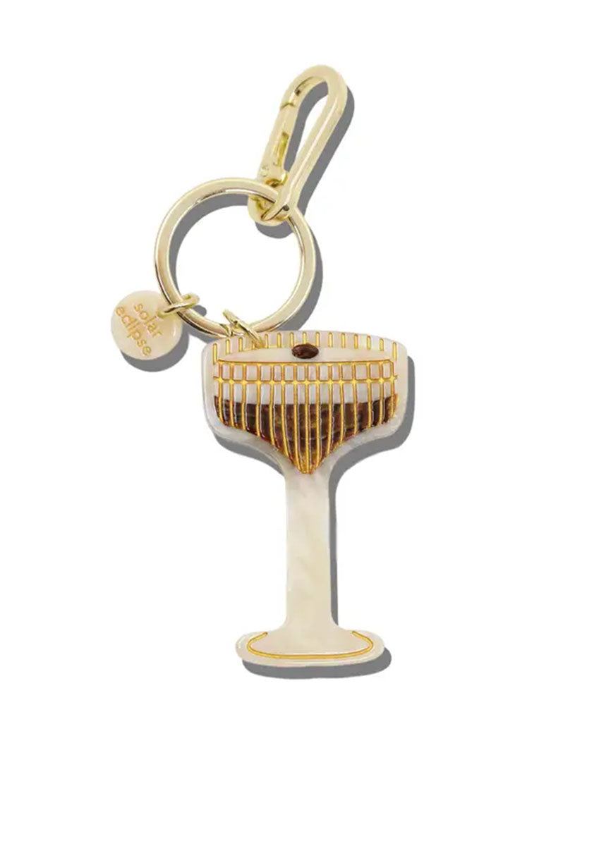 Espresso Martini Bag Charm Keychain