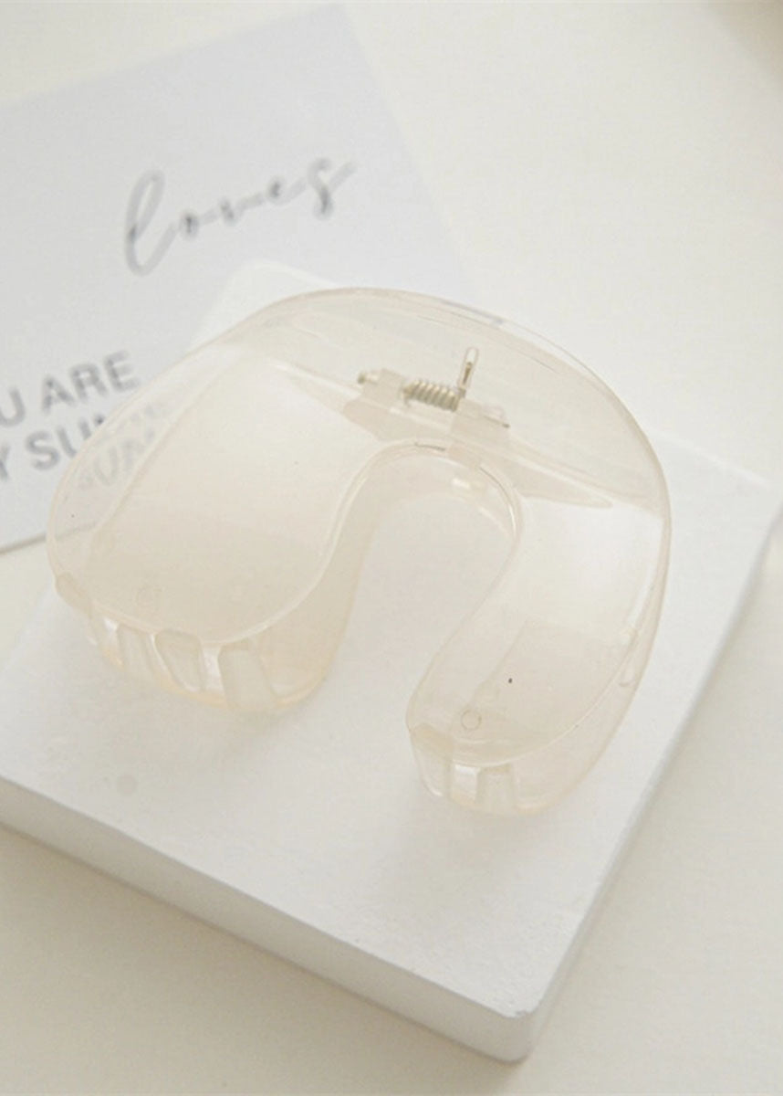 The Minimalist Hair Claw Clip - Beige