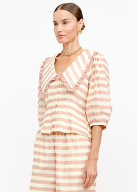 Frankie Striped Top - Pink Multi