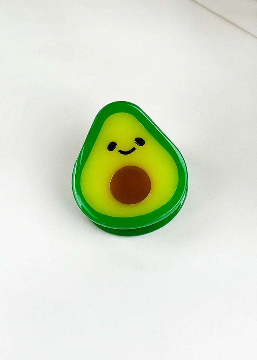 Mini Avocado Hair Claw Clip