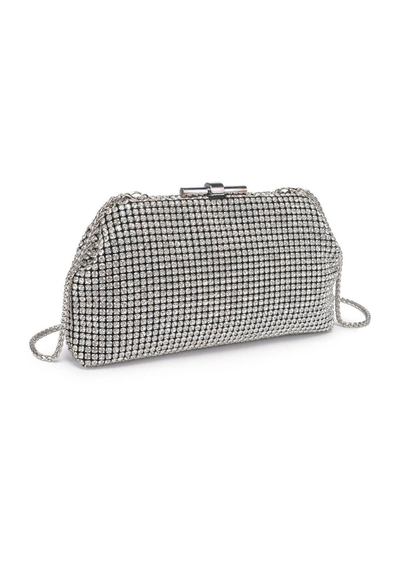 Delfina Evening Bag - Silver