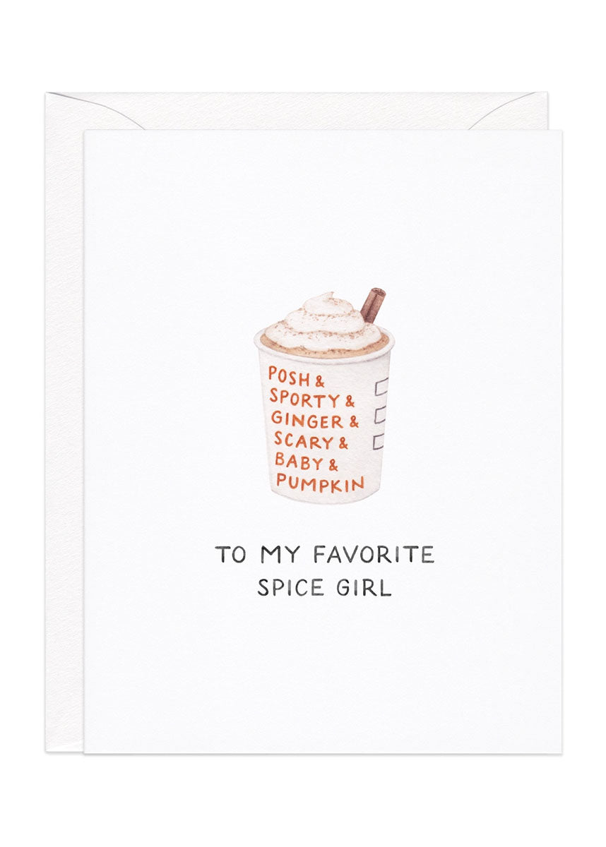 Pumpkin Spice Girls Greeting Card
