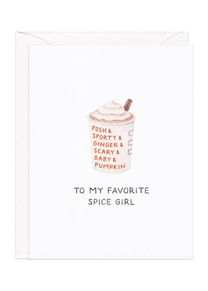 Pumpkin Spice Girls Greeting Card
