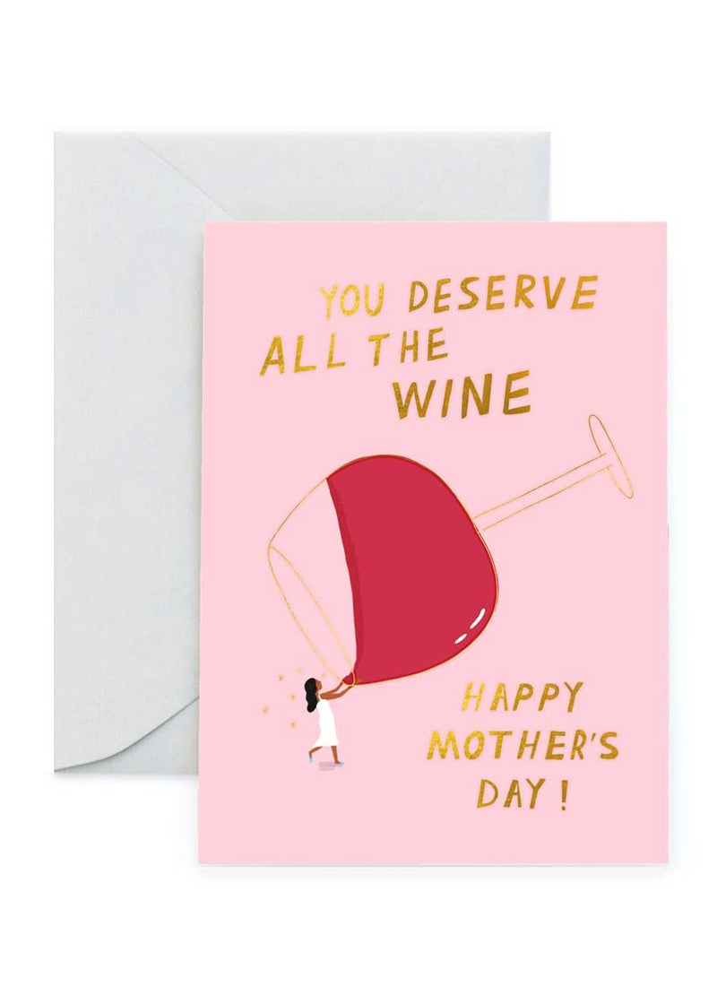 All The Vino Mother's Day Card